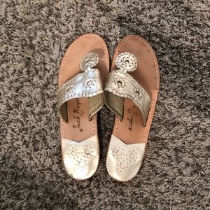 Jack Rogers Gold Sandals